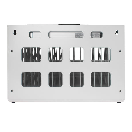 16 Bay Charging Cabinet for Laptop Chromebook Locking Charging Station-WHITE - V.I.P Digital Presence