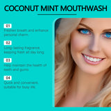 Coconut Mint Mouthwash Remove Stains, Freshen Breath And Clean Teeth With Convenient Care Mouthwash - V.I.P Digital Presence