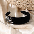 Fashionable solid color rhinestone wide edge sponge hair hoop - V.I.P Digital Presence