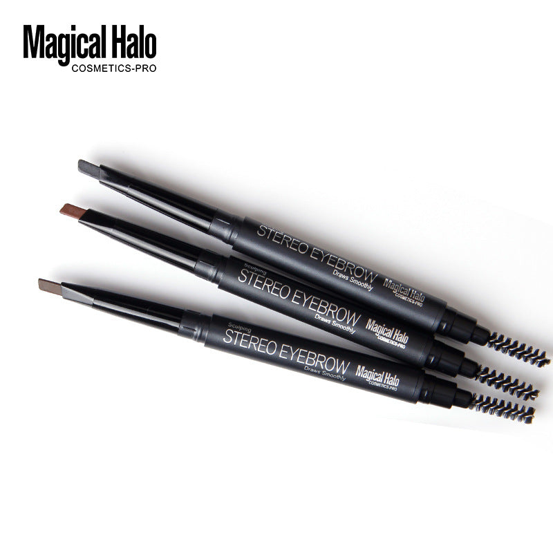 Makeup 5 Color Automatic Eyebrow Pencil Double Head Rotating Waterproof Makeup-Free Free-Shaving Eyebrow Pencil - V.I.P Digital Presence