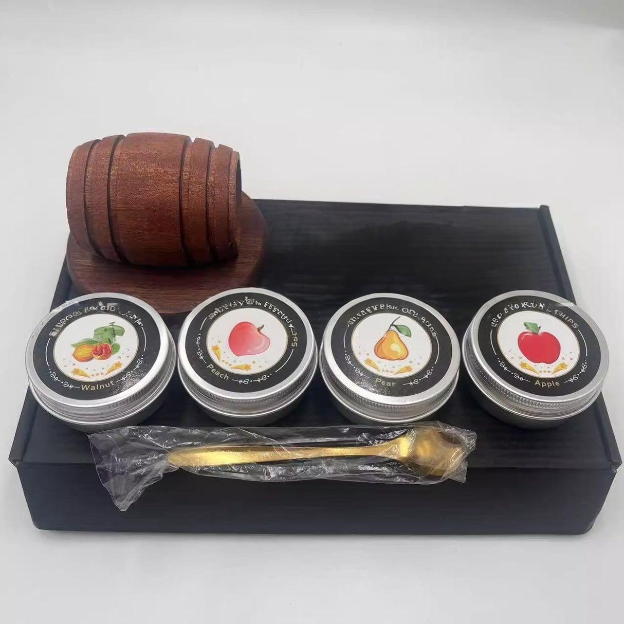 New Barrel Cocktail Smoking Kit with Wood Chips 4 Flavors Old Fashioned Drink Smoker Infuser for Bar Drinks Kitchen - V.I.P Digital Presence