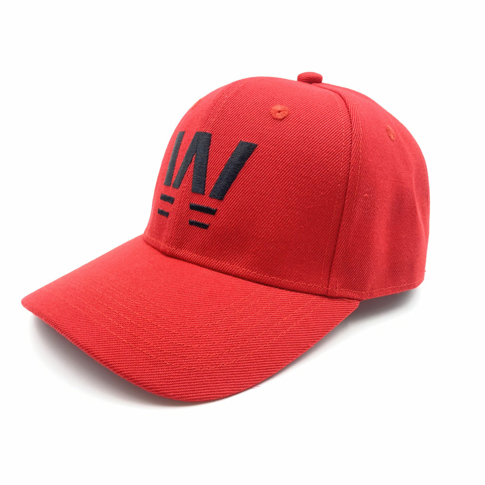 Anime soccer player hat embroidered red baseball cap duckbill cap - V.I.P Digital Presence