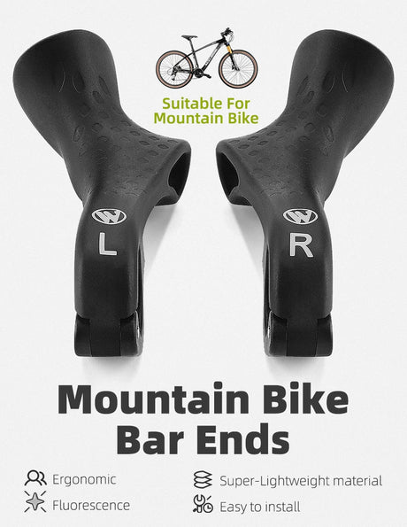 Ergonomic Design MTB Bicycle Road Gravel Mountain Bike Handlebar Bar Ends Gravel Bike Accessories Bike Grips - V.I.P Digital Presence