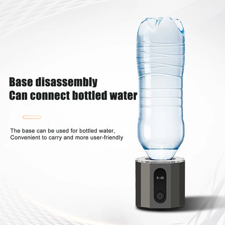 H60  6000PPB  Intelligent Hydrogen Rich Water Cup Portable Water Electrolysis Hydrogen Cup Leak-Proof Mug Healthy Drinking Cup - V.I.P Digital Presence