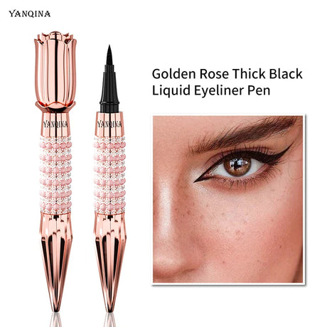 Fast Quick Dry Queen Luxury Eyeliner Soft Smooth Eye Liner Waterproof Eyeliner Cosmetics Black Eyeliner Pen Eyes Makeup - V.I.P Digital Presence