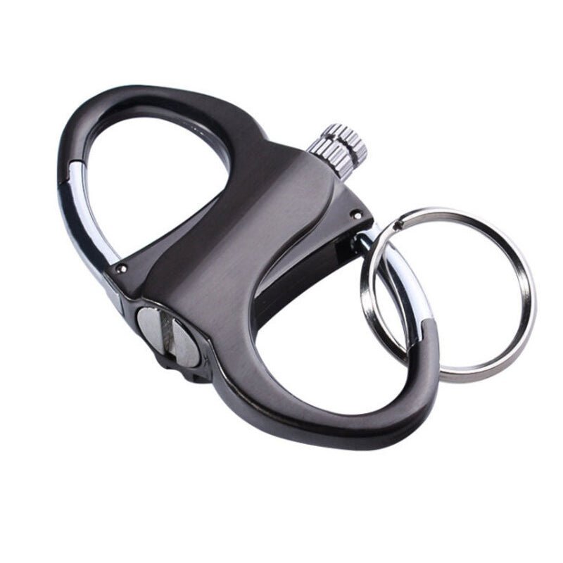 2025 Metal Keychain Lighter, ignite, waterproof, black - V.I.P Digital Presence