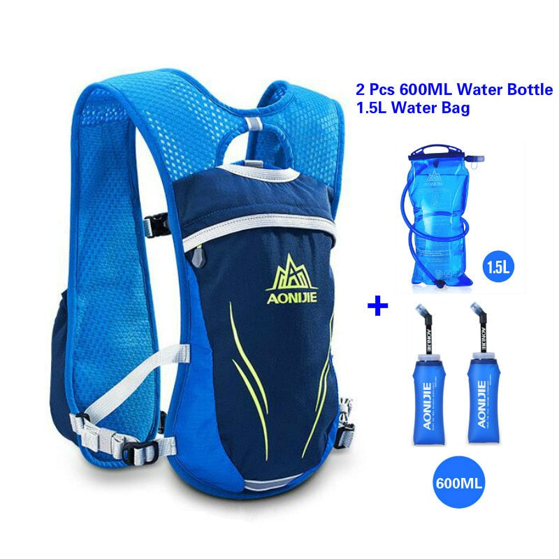 AONIJIE Running Marathon Hydration Nylon 5.5L Outdoor Running Bags Hiking Backpack Vest Marathon Cycling Backpack - V.I.P Digital Presence
