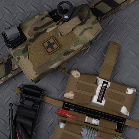 Compact Trauma Bag V3 GEN3 Style Agilit MD2 IFAK Tactical Medical First Aid Bag for Hunting Vest Plate Carrier Belt - V.I.P Digital Presence
