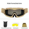 Tactical glasses anti-sand shooting goggles outdoor equipment military fans field anti-impact glasses