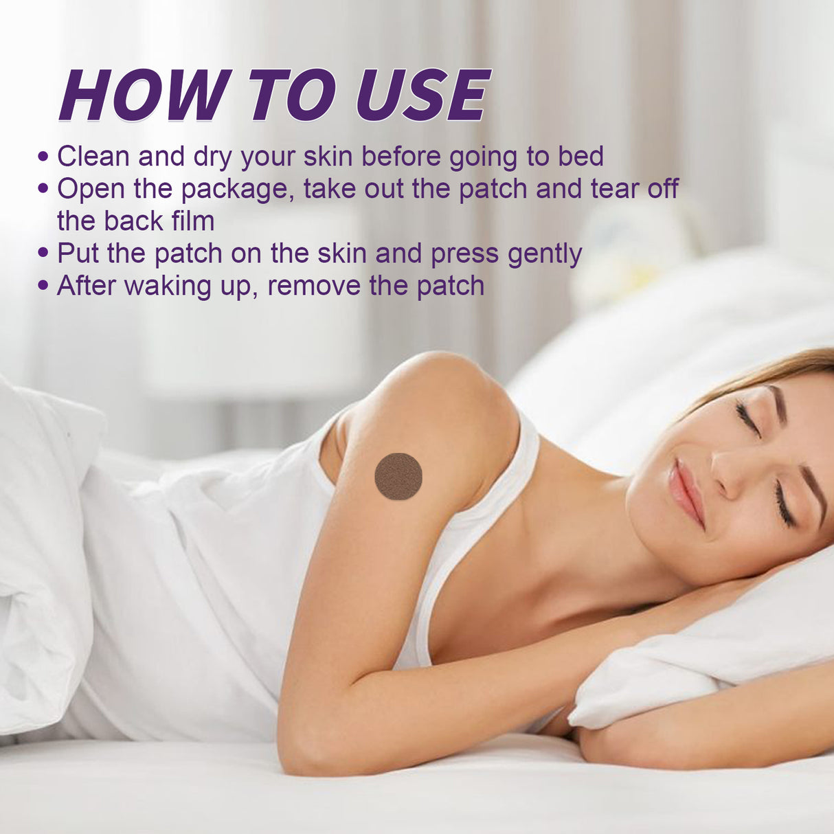 Herbal Sleep Patch, Care For Sleep, Relax And Relieve Body Pressure Body Health Care Point Patch - V.I.P Digital Presence