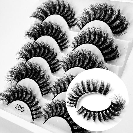 5 Pairs Of New Style Fake Eyelashes Of Fried Hair 8D FLUFFY - V.I.P Digital Presence