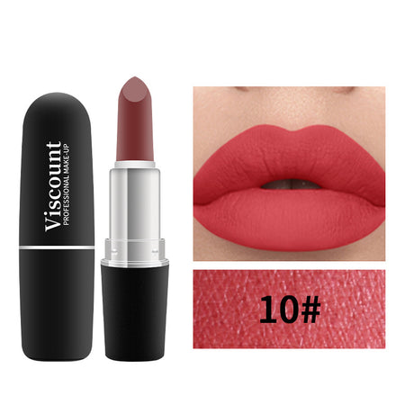 New Frosted Bullet Fog Matte White Lipstick Small Pepper 12 Color Moisturizing Lipstick - V.I.P Digital Presence
