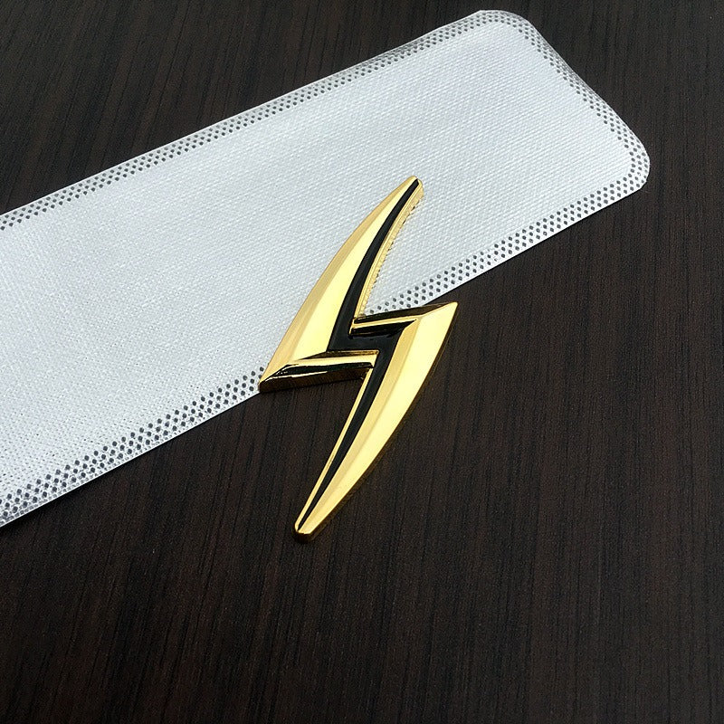 Rear tail sticker, engine hood sticker, creative metal sticker, lightning sticker - V.I.P Digital Presence
