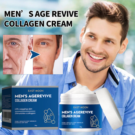 Collagen Wrinkle Remover Cream for Men, Anti Aging Fade Fine Lines Tightening Hydrating Cream - V.I.P Digital Presence