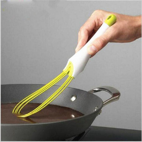 Rotating plastic egg beater multifunctional manual egg mixer easy to clean and dough baking tool - V.I.P Digital Presence