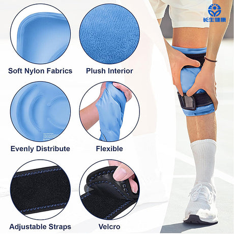 Gel Knee Pad with Ice Pack, Long-lasting Cold and Hot Therapy for Sports Protection - V.I.P Digital Presence