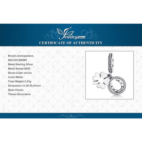 Jewelrypalace 100% 925 Sterling Silver Charms 4 Leaf Clover Charms Beads fit Bracelets Anniversary Gifts Fashion DIY Jewelry - V.I.P Digital Presence