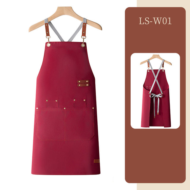 Waterproof apron customized logo printing for catering - V.I.P Digital Presence