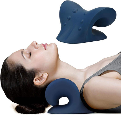 C-type cervical spine massage pillow gravity acupressure neck neck and shoulder massage pillow home corrector - V.I.P Digital Presence
