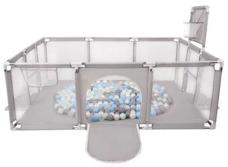 Children's fence baby basketball fence safety stainless steel playpen children's ball pit baby indoor playground baby park fence - V.I.P Digital Presence