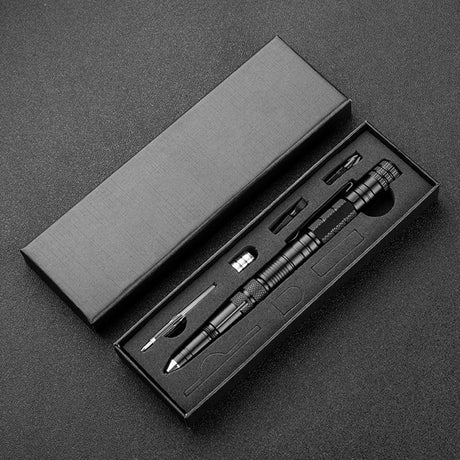 Multifunctional Tactical Pen Flashlight Defense Pen Broken Window Hammer EDC Outdoor Supplies Self-Defense Survival Tools Aluminum Alloy - V.I.P Digital Presence