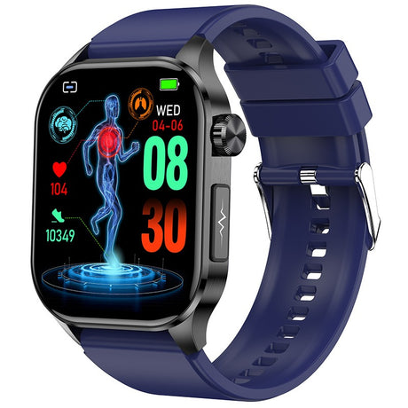 New ET580 smartwatch ECG blood glucose uric acid blood lipids body temperature men's photo and phone call watch - V.I.P Digital Presence