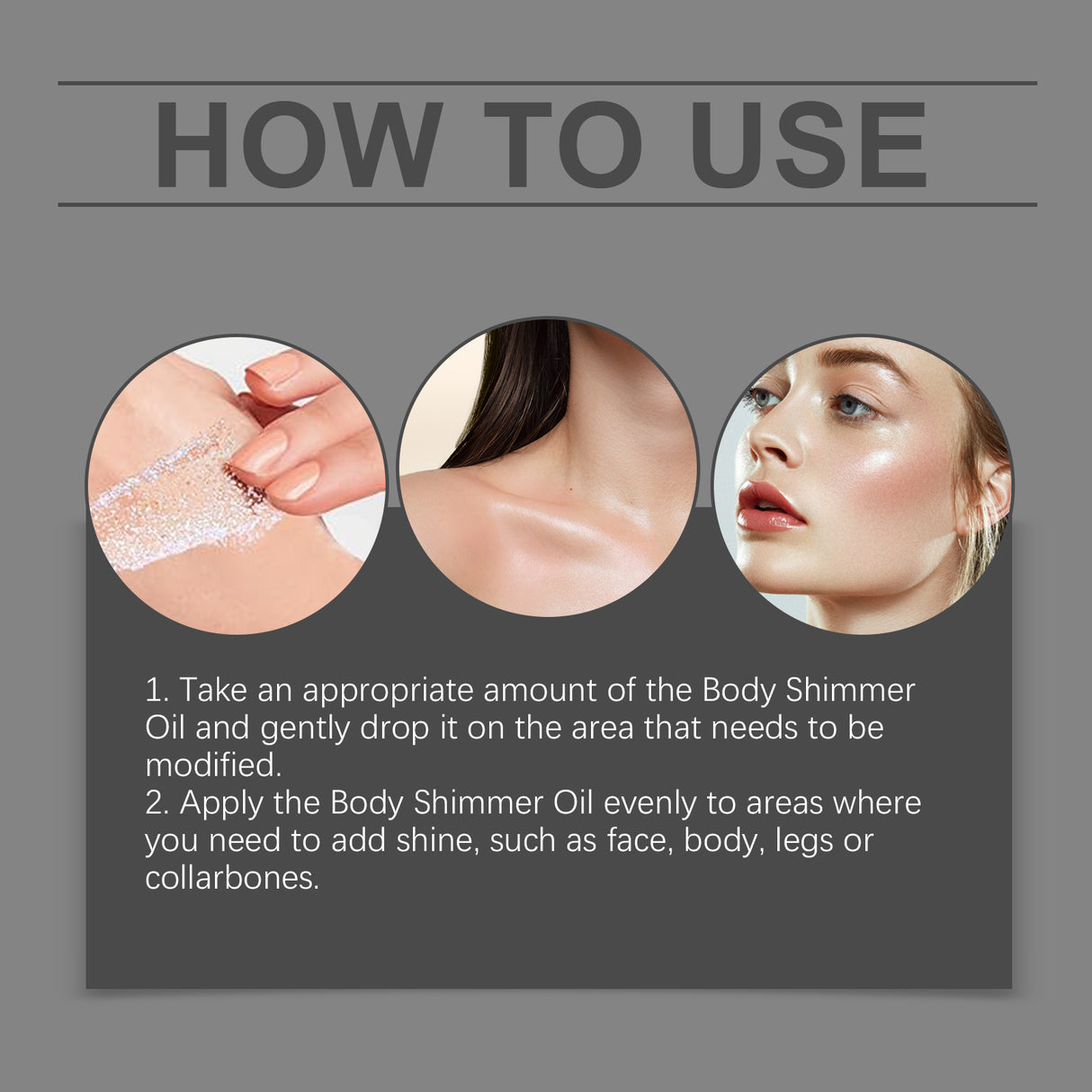 Body Glitter Oil, Facial Body Liquid Highlighter Moisturizer Easy To Apply Party Focus Brightening - V.I.P Digital Presence