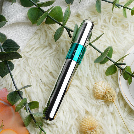 2 in 1 double ended 4d silk fiber mascara waterproof quick drying mascara for eyelash extension black thick eyelashes makeup cosmetics - V.I.P Digital Presence