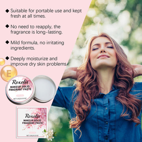 Solid Cherry Blossom Balm Mild Elegant Lasting Light Fragrance Exudes Charm Refreshing Non-Sticky Date Pocket Balm - V.I.P Digital Presence