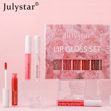 Julystar Transparent Watershine Lip Honey Pearlescent Colorless Lip Glaze Set Liquid Moisturizing Mirror Lip Color - V.I.P Digital Presence