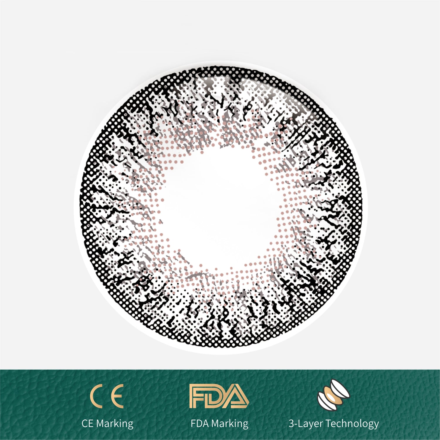 1Pcs FDA Certificate Eyes Beautiful Pupil Colorful Girl Cosplay Contact Lenses Pink (0-600°) - V.I.P Digital Presence