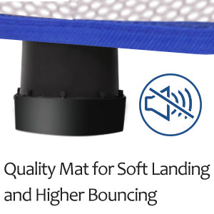 55'' Toddlers Trampoline with Safety Enclosure Net and Balls, Indoor Outdoor Mini Trampoline for Kids - V.I.P Digital Presence