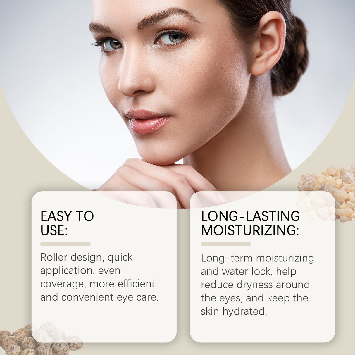 Eye Ball Essence Oil, Reduces Fine Lines And Moistens Moisture Moisturizing Daily Massage Treatment Around The Eyes