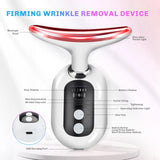 EMS Neck Face Lifting Beauty Device Vibration Massager LED Photon Therapy Skin Tighten Wrinkle Removal Skin Care Tools - V.I.P Digital Presence