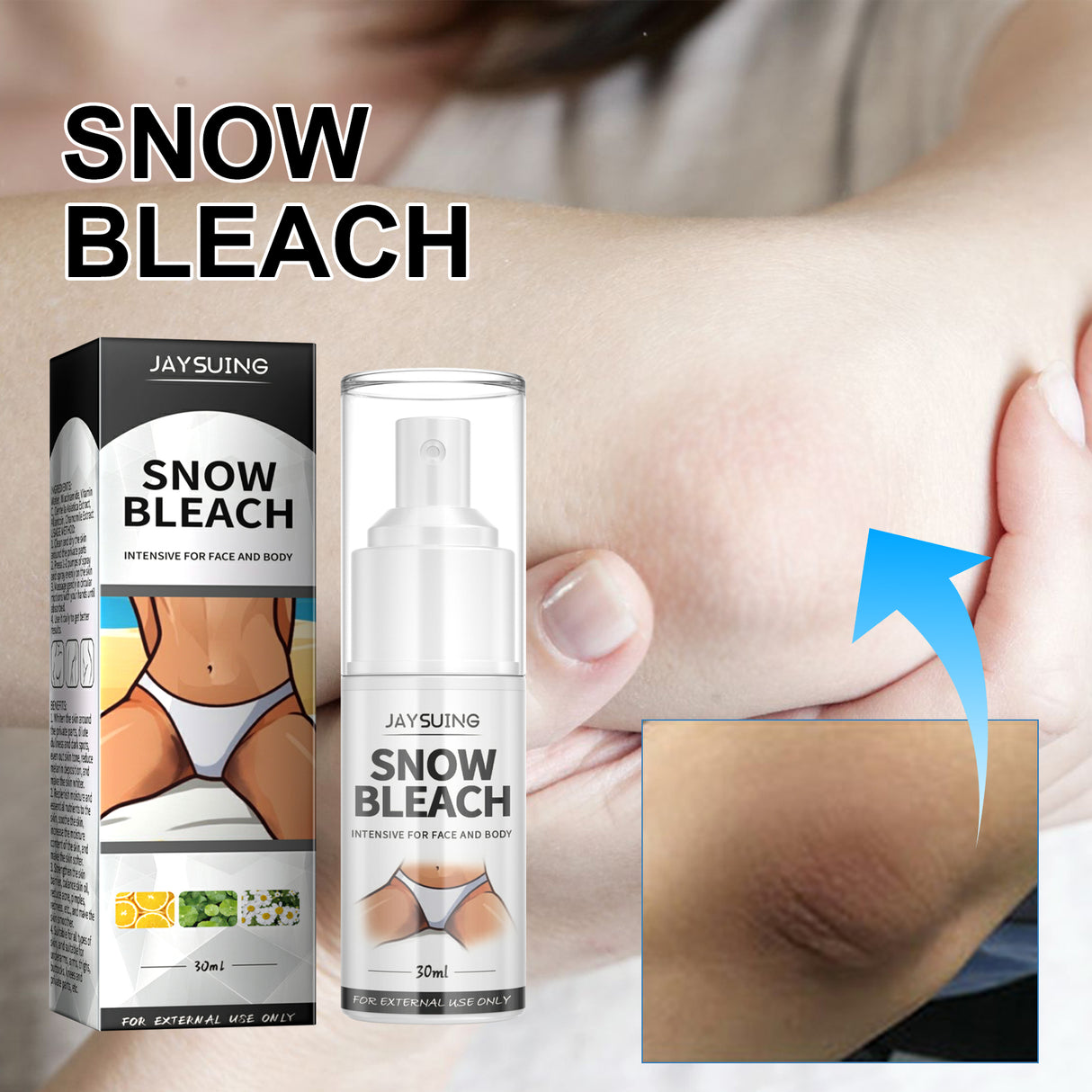 Beauty Care, Moisturizing And Brightening For Elbow And Knee Joints, Black Exfoliating, Nourishing And Whitening