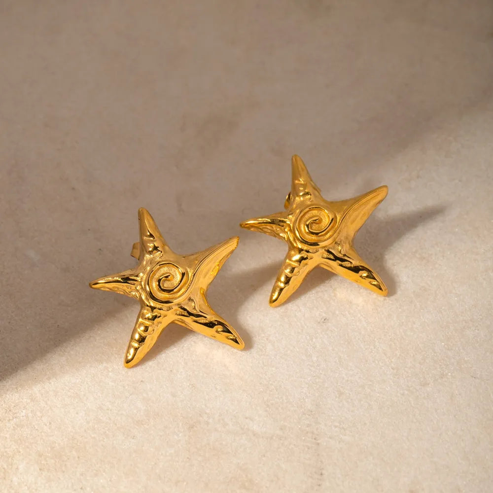Stainless Steel Star Shape Earrings - V.I.P Digital Presence