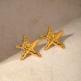 Stainless Steel Star Shape Earrings - V.I.P Digital Presence