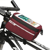 B-SOUL Mountain Bike Bag Front Beam Bag Bicycle Bag Road Bike Front Bag Riding Equipment Saddle Bag Upper Tube Bag