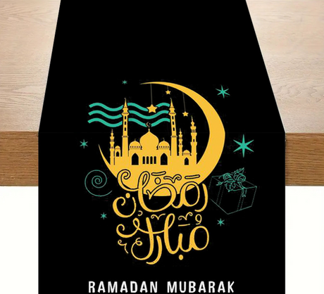 Printed Moon Castle House Tablecloth Home Decoration Party Festival Atmosphere Table Flag - V.I.P Digital Presence