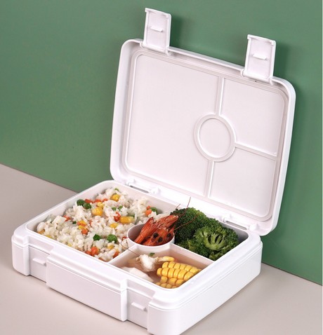 Microwaveable, sealed and leak-proof large capacity compartment lunch box with lid - V.I.P Digital Presence