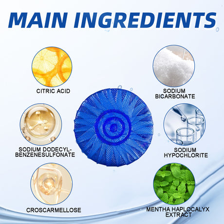 Automatic Toilet Bowl Cleaner, Household Descaling Deodorizing Deodorizing Odors Fresh Toilet Cleaning Block - V.I.P Digital Presence