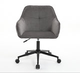 Velvet Office Desk Chair, Modern Home Desk Chair with Wheels , Vanity Chairs for Living Room, Bedroom,Study Room - V.I.P Digital Presence