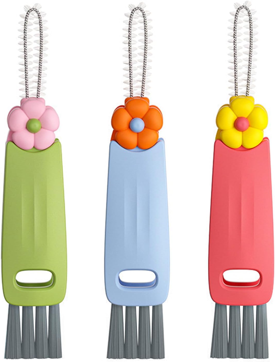 3 in 1 Cup Lid Cleaning Brush Crevice Cleaning Brush for Bottle Gap Tight Spaces Cup - V.I.P Digital Presence