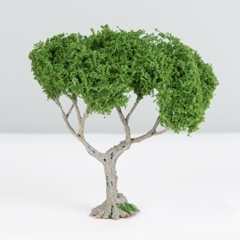 Mesa de arena de paisaje, modelo de árbol en miniatura, hecho a mano, micro paisaje, escena, alambre, árbol de flores, terminado, modelado y producción de árboles pequeños. 