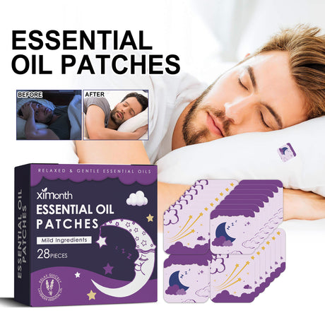 Essential Oil Goodnight Patch, Helps You Fall Asleep Quickly At Night And Relieves Body Muscle Fatigue And Stress Sleep Patch - V.I.P Digital Presence