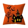 Funda de cojín de truco o trato/calabaza 45*45 cm Feliz Halloween Funda de almohada decorativa Feliz otoño Todos ustedes fantasmas Funda de almohada de terror