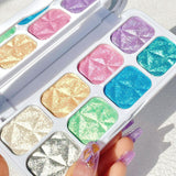 Macaron Chameleon 8 colors Eye Shadow Plate Eyes Makeup High Pigmented Matte Shimmer   Eyeshadow - V.I.P Digital Presence