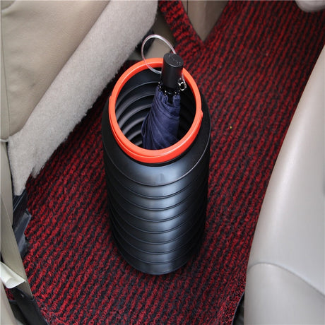 Car Trash Bin Can Car Storage Bin Portable Outdoor Fishing Bucket Multifunctional Retractable Folding Water Bucket - V.I.P Digital Presence