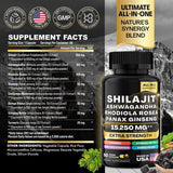 Sea moss Shilajit Frozen Collagen Peptide 2in1 Capsule Help Reduce Wrinkles - V.I.P Digital Presence
