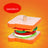 Baby wooden simulation burger, french fries, sandwich set, pillar pairing, food cutting, kitchen utensils, play with toys - V.I.P Digital Presence